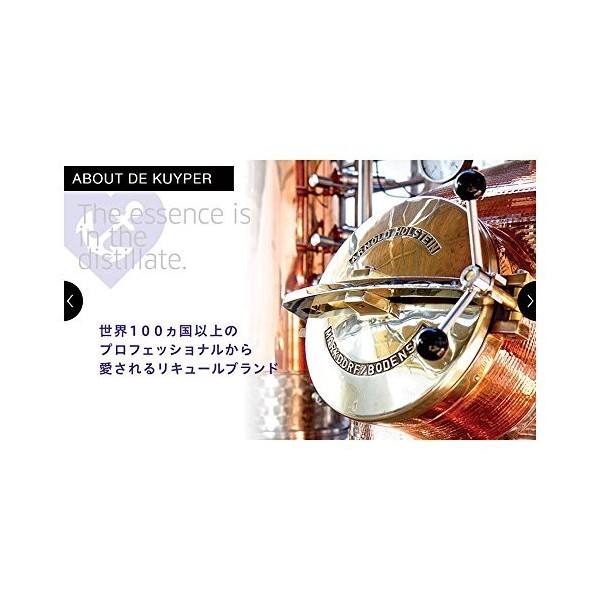 Liqueur dabricot De Kuyper Apricot Brand 0,7L 20% Vol. 