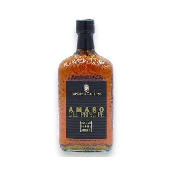 SICILIA BEDDA CAPACI Amaro Del Principe, Infusion dherbes aromatiques siciliennes, 700 ML - Vol. 28%