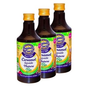 Lot 3x Caramel liquide BIO - Bouteille 250ml