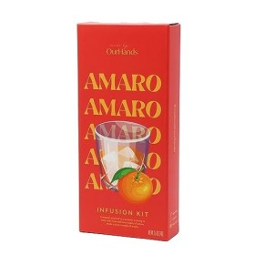 OurHands Kit de fabrication Amaro – Faites votre propre liqueur italienne amaro à partir de délicieuses plantes naturelles