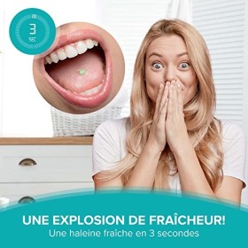 Dentiste Love Mints pastille dans une boîte métallique rétro. Une haleine fraîche en 3 secondes. Pastilles à la menthe poivré