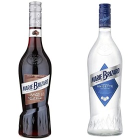 Marie Brizard Liqueur Cacao Brun & Liqueur Anisette Extra Fine Alcool 35% Vol., 700ml