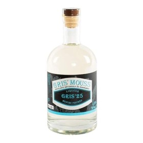 Liqueur de menthe poivrée Gris25 Distillerie GrisMouss - Bouteille de 70cl à 25% - Produits-Normandie