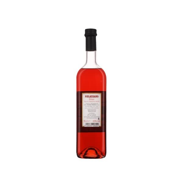 MULASSANO - Bitter - 25% Alcool - Origine: Italie/Piémont - Bouteille de 70 cl