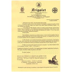 Chocolat Chardon Provençal Authentique chardon à la liqueur Frigolet lElixir du Révérend Père Gaucher