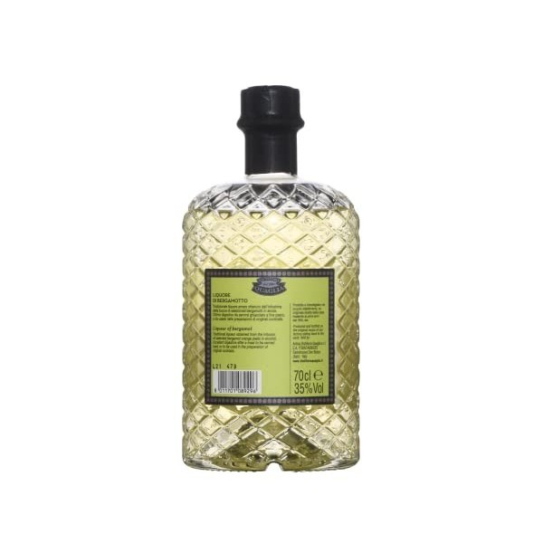 QUAGLIA - Bergamotto - Liqueur dagrumes -35 purcent Alcool - Origine: Italie/Piémont - Bouteille 70 cl