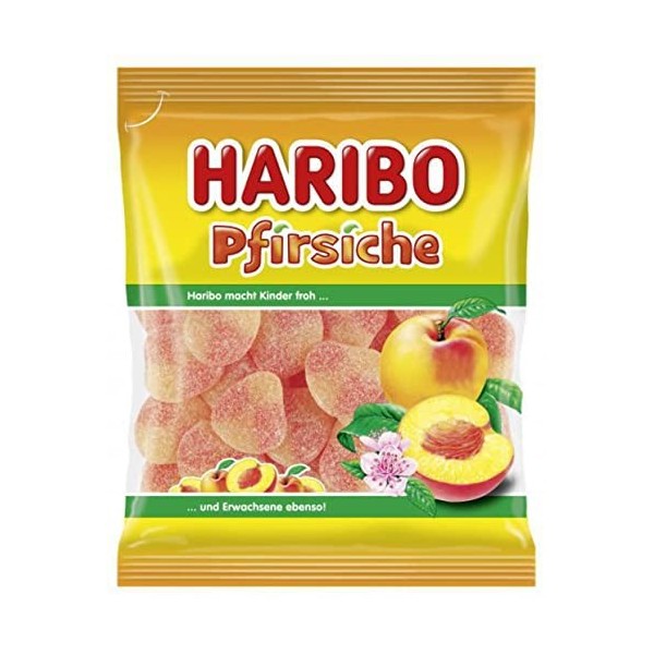 Bonbon Haribo | Pêches Haribo | Haribo Dragees | Haribo Bonbons | 175 Gramme Total