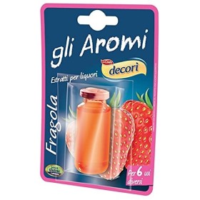 Decorì Fraise extraite pour liqueurs. - Carton 12 pièces