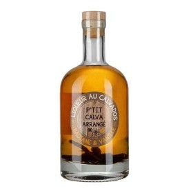 Ptit Calva arrangé badiane-vanille Terre normande - Bouteille de 50cl 24% - Produits-Normandie