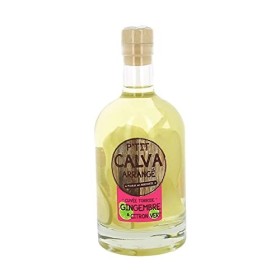 Ptit Calva - Calvados arrangé Cuvée Torride citron gimgembre 50cl 25% - Made in Calvados