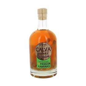 Ptit Calva - Calvados arrangé Tropique en Auge passion et ananas 50cl 26% - Made in Calvados