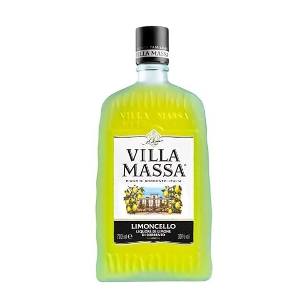 GOOD4YOU Villa Massa Licor Limoncello avec Citrons de Sorrente Bouteille 70 cl