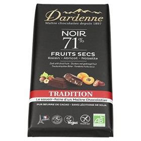 Dardenne - CHOCOLAT NOIR 71% Fruits Secs