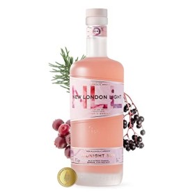 New London Light Midnight Sun | Apéritif 0% sans alcool, 70cl | Baies sauvages nordiques côtières, varech frais et arômes d