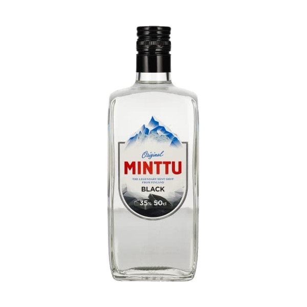 Minttu Black Mint Liqueur 0,5 L - Lot de 3