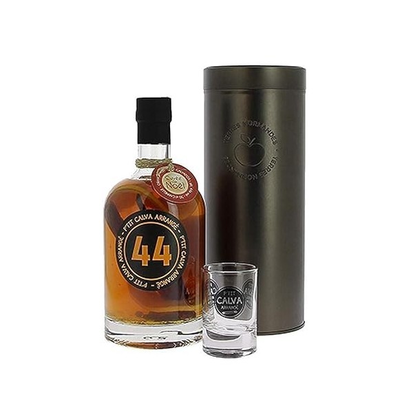 Ptit calva arrangé 44 Cuvée de Noël Terres normandes de 50cl à 44% - Produits-Normandie