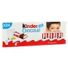 KINDER Chocolat - Barres chocolatées fourrées au lait 8 barres 100g - Le paquet de 8 barres.