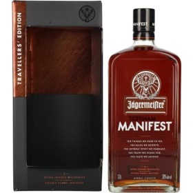 Jägermeister MANIFEST TRAVELLERS EDITION Kräuterlikör 38% Vol. 1l in Giftbox