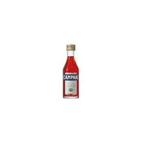 Mini Campari Paquet de 4cl X 25 Bouteilles 25% Alcool