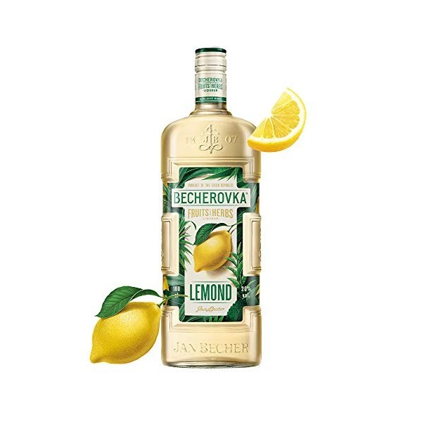 Becherovka Lemond Karlsbader Herbal Liqueur 20% 1 Litre