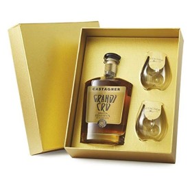 Aquavite Conf. Prestige Gr. Grande Cru 38 % 50 Cl avec 2 verres à élisse, 50 cl