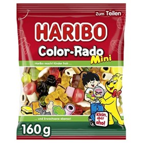 Bonbon Haribo | Haribo Color-Rado Minis | Haribo Dragees | Haribo Bonbons | 160 Gramme Total