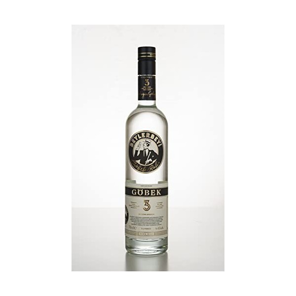RAKI - Beylerbeyi Göbek Raki 6 x 20cl Eau de Vie Turque Aromatisée à lAnis - 100% Raisins Frais - Sans Sucres Ajoutés Triple