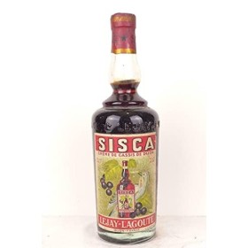 50 cl liqueur lejay-lagoute sisca crème de cassis non millésimé années 1950 à 1960 crème années 50 - bourgogne