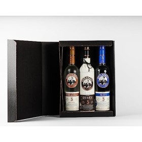 Beylerbeyi - Coffret Raki Göbek + Teragold + Mavi 70cl x 3 | Eau de Vie Turque Aromatisée à lAnis - 100% Raisins Frais - San