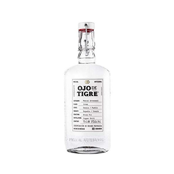 Ojo de Tigre Mezcal Artesana Joven 100% Agave 37% Vol. 0,7l