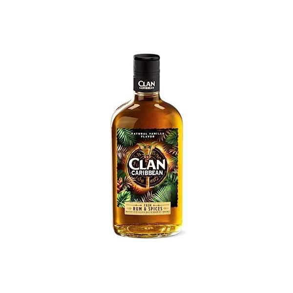 CLAN CARIBBEAN Spiced Rhum épicé - 35%, 70cl