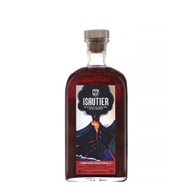 ISAUTIER Volcanique Goyavier Ananas Piment - Rhum arrangé - 30% Alcool - Origine : Réunion - Bouteille 70 cl