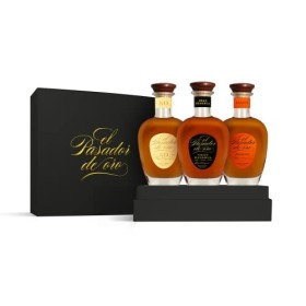 EL PASADOR DE ORO - Coffret Découverte - Rhum XO + Gran Reserva + Rhum Pasiòn - Origine : Guatemala - 3 x 20cl
