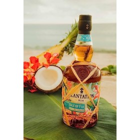 PLANTATION RUM - Isle of Fiji - Rhum Vieux Ambré - Origine : Îles Fidji - Notes de Fruits exotiques & Vanille - 40% Alcool - 