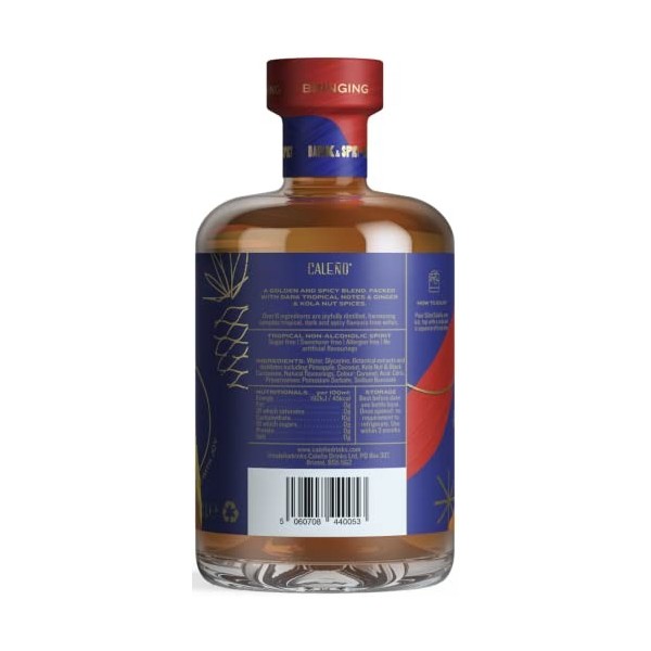 Caleño Dark & ​​​​Spicy Tropical Rhum Sans Alcool 50cl