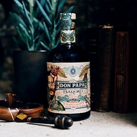 Don Papa BAROKO Rhum 40% Vol. 0,7l in Giftbox with glass
