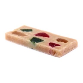 Turrón de fruta. Nougat aux fruits fait main en barres de 300g - Turrones Fabián - Nougat espagnol. Fabriqué à Jijona Alican