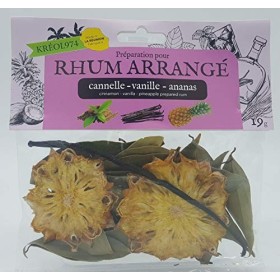 Préparation pour rhum arrange ile de la REUNION CANNELLE -VANILLE-GOYAVE