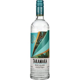 TAKAMAKA - Rum blanc - Rhum de mélasse - 38% Alcool - Origine : Seychelles - Bouteille 70cl