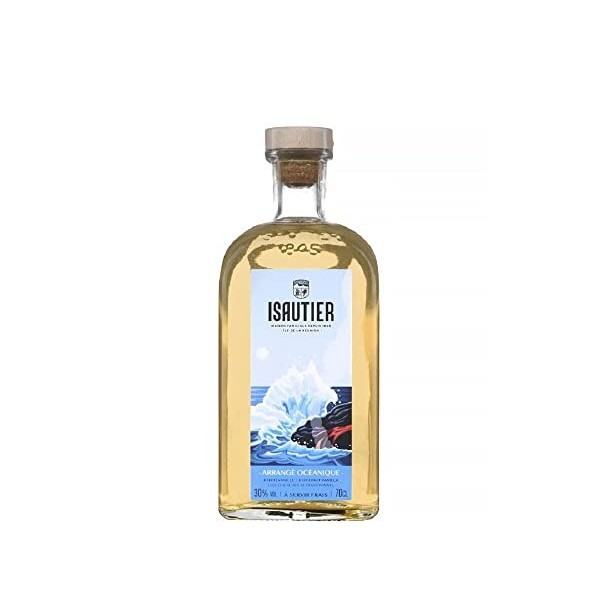 ISAUTIER Océanique Coco Vanille - Rhum arrangé - 30% Alcool - Origine : Réunion - Bouteille 70 cl