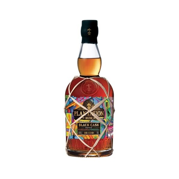 PLANTATION RUM Black Cask Barbade/Venezuela - Rhum - 40% Alcool - Origine : Barbade/Venezuela - Bouteille de 70cl