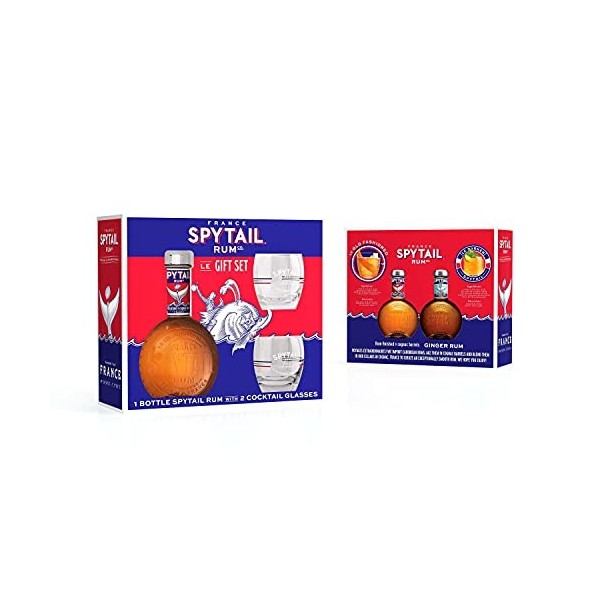 Coffret Spytail Ginger Cognac Barrel + 2 Verres