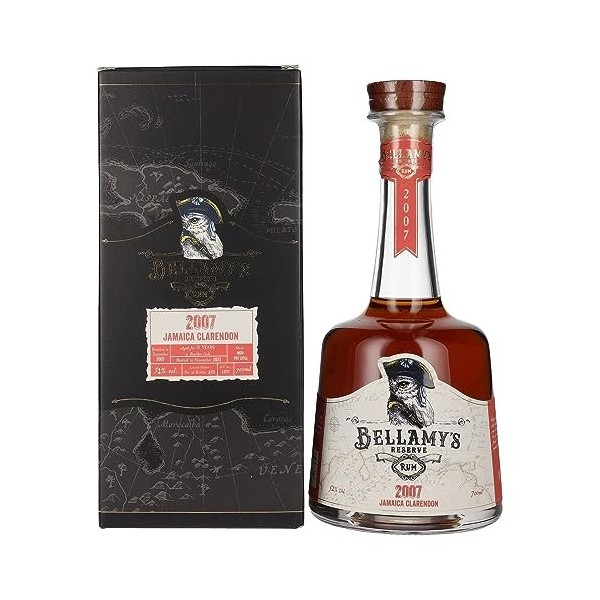 Bellamys Reserve Rum Jamaica Clarendon 2007 52% Vol. 0,7l in Giftbox
