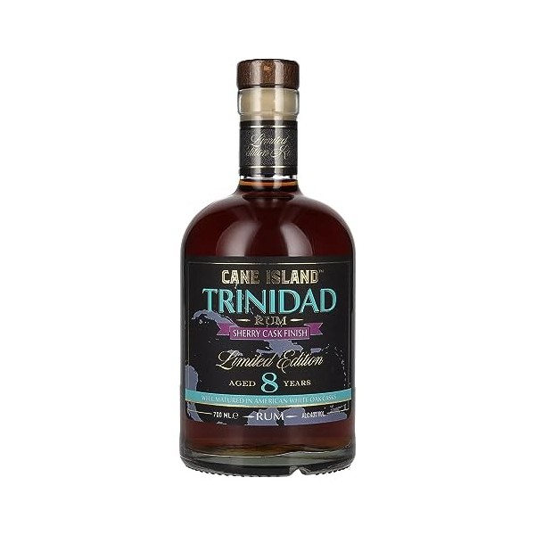 Cane Island TRINIDAD 8 Years Old Rum Sherry Cask Finish Limited Edition 43% Vol. 0,7l