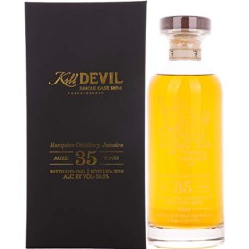 Hunter Laing Kill Devil Hampden 35 Years Old Cask Strength Single Cask Rum 1983 58,1% Vol. 0,7l in Giftbox