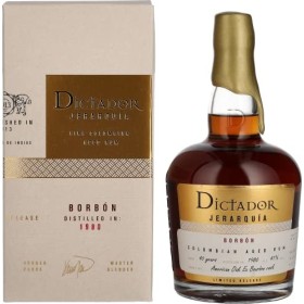 Dictador JERARQUÍA 40 Years Old BORBÓN Rum 1980 41% Vol. 0,7l in Giftbox