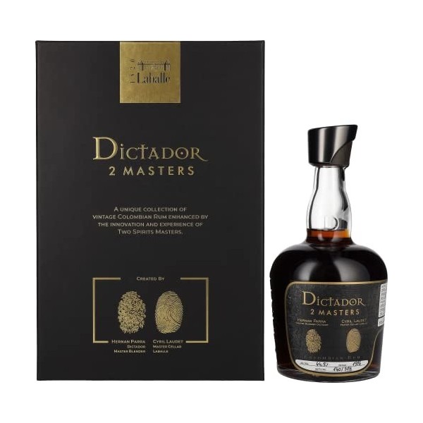 Dictador 2 MASTERS 1976 41 Years Old Laballe 2nd Release 44,9% Vol. 0,7l in Giftbox