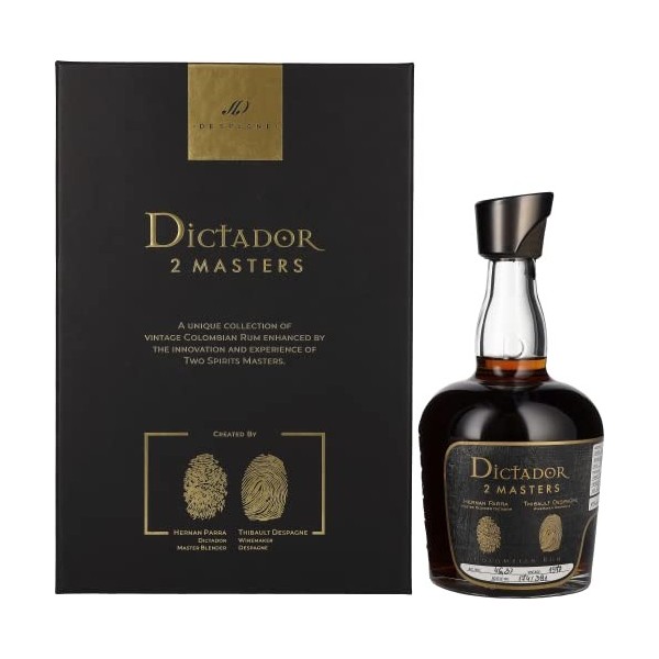Dictador 2 MASTERS 1977 40 Years Old Despagne 2nd Release 46,3% Vol. 0,7l in Giftbox