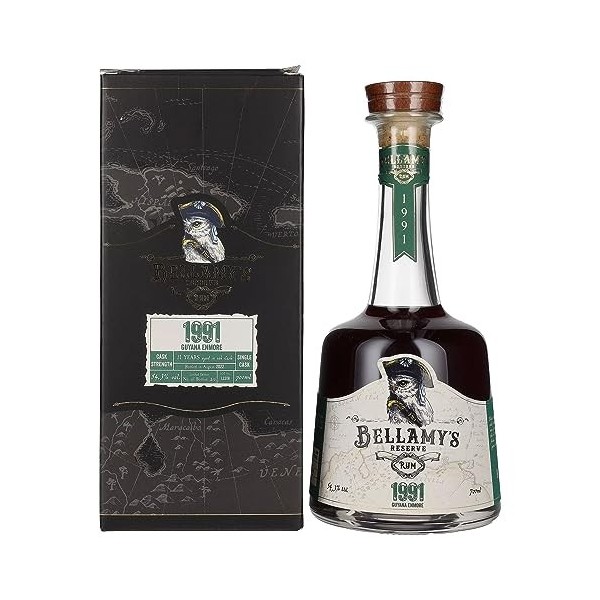 Bellamys Reserve Rum Guyana Enmore 1991 54,3% Vol. 0,7l in Giftbox