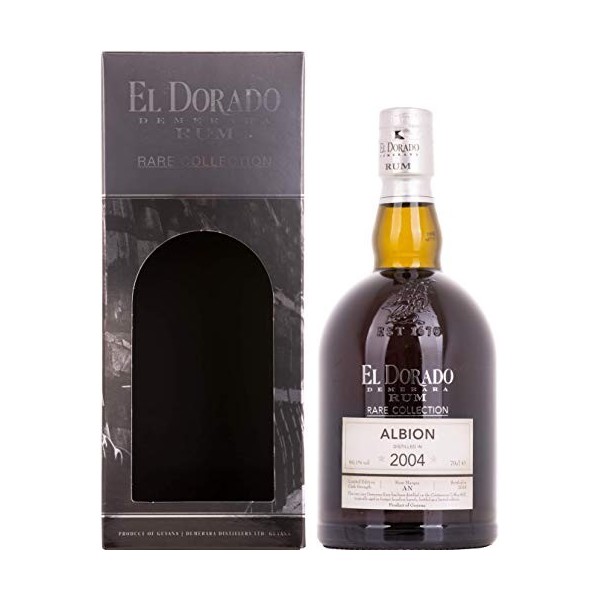 El Dorado ALBION Demerara Rum RARE COLLECTION Limited Release 2004 60,1% Vol. 0,7l in Giftbox